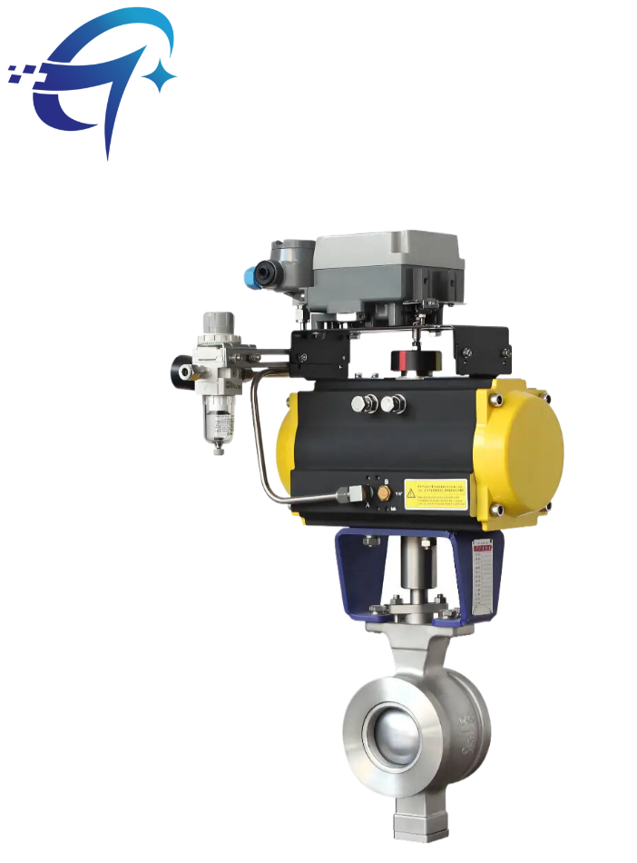 LTRV造纸专用气动V型切断球阀